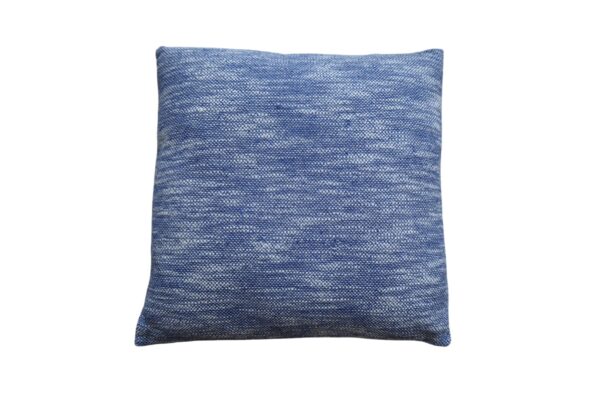 Blauw off white kussen